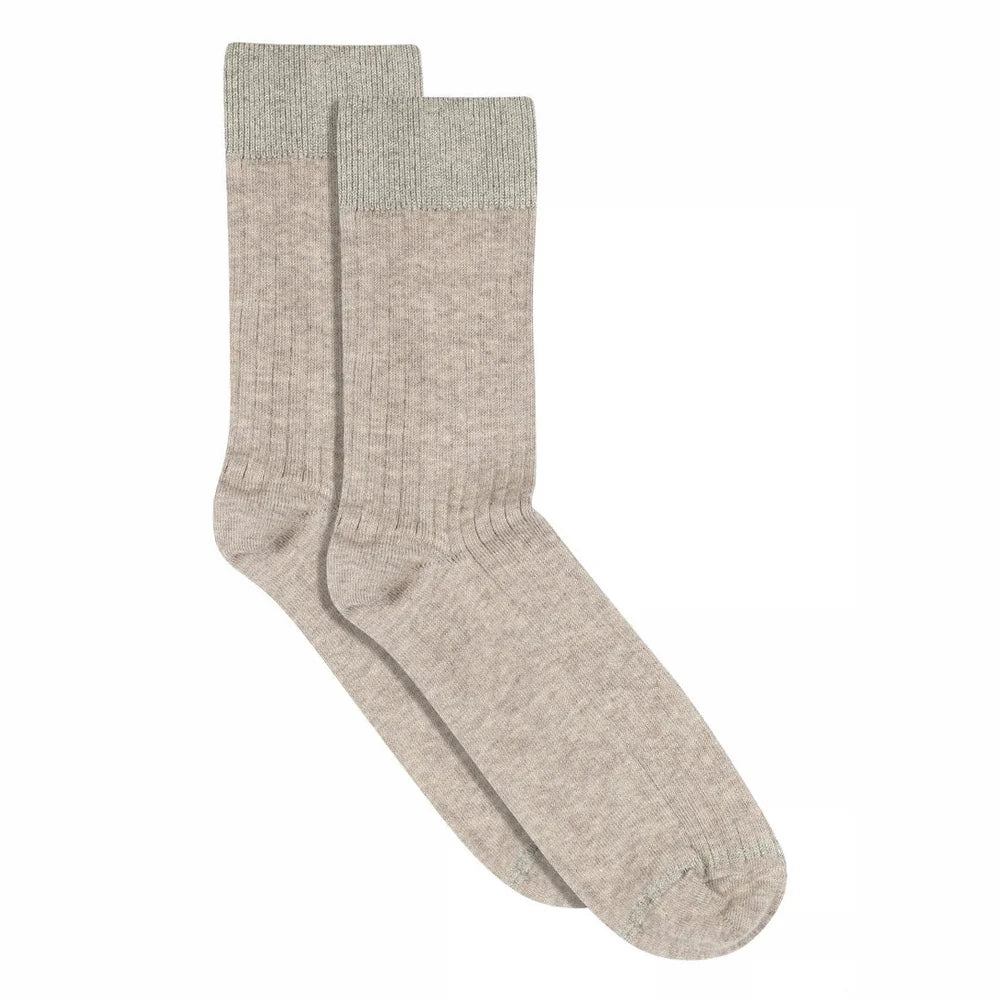 ERINA WOOL RIB SOCKS