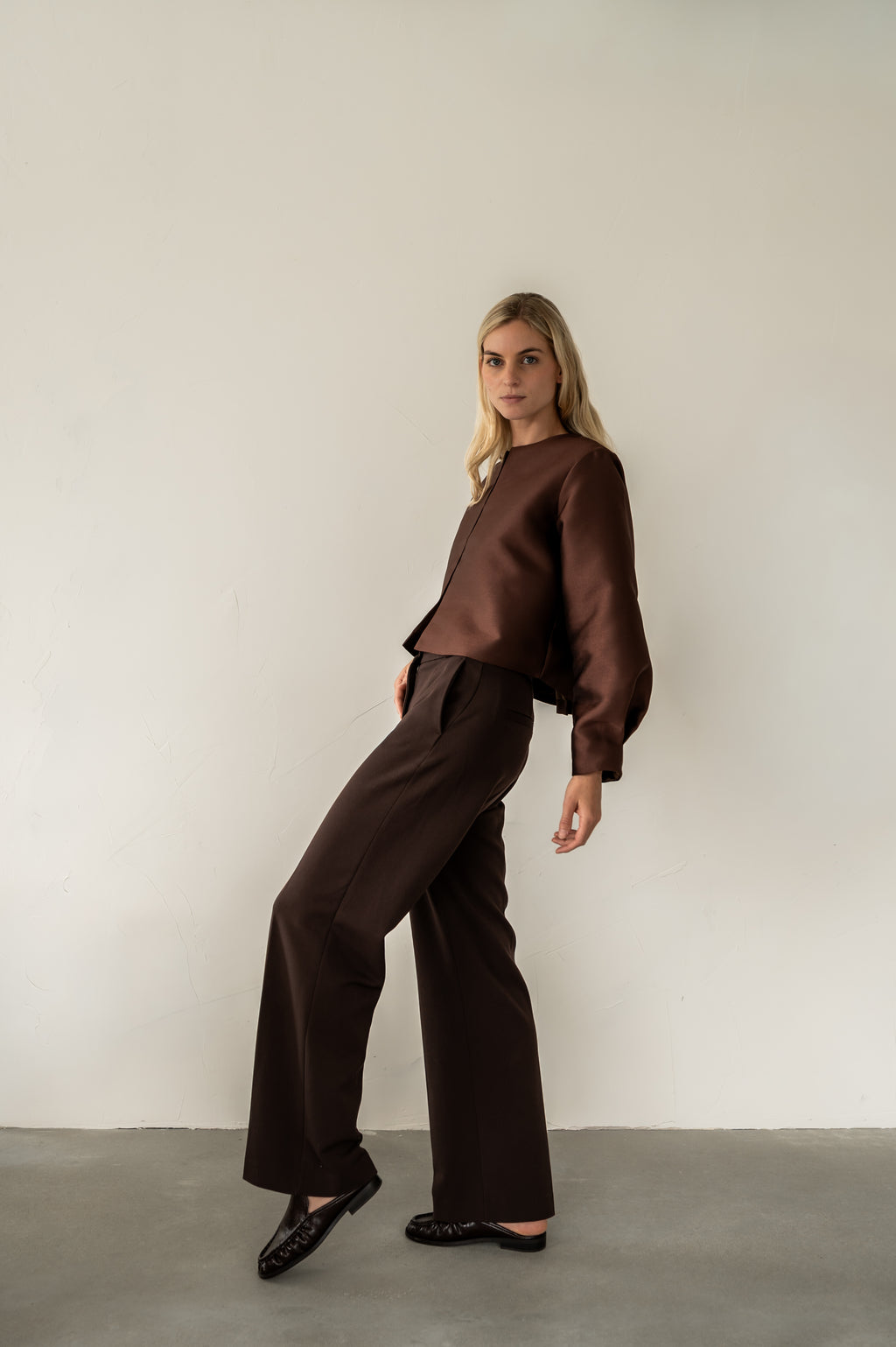 NO. 1 BLOUSE BROWN