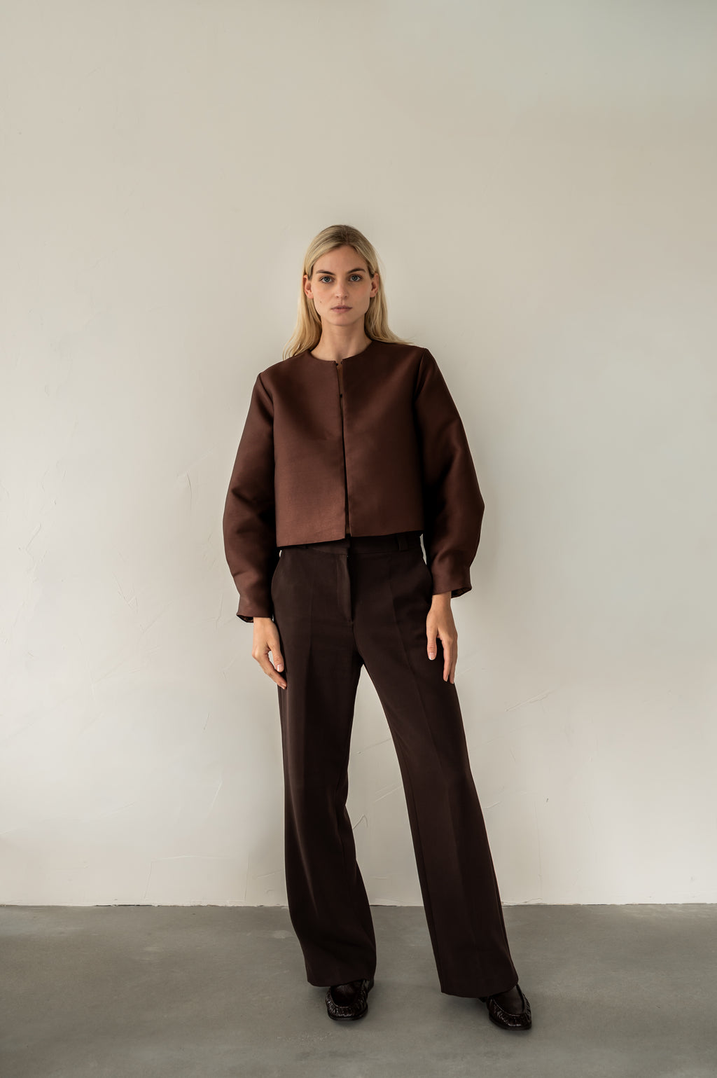 NO. 1 BLOUSE BROWN