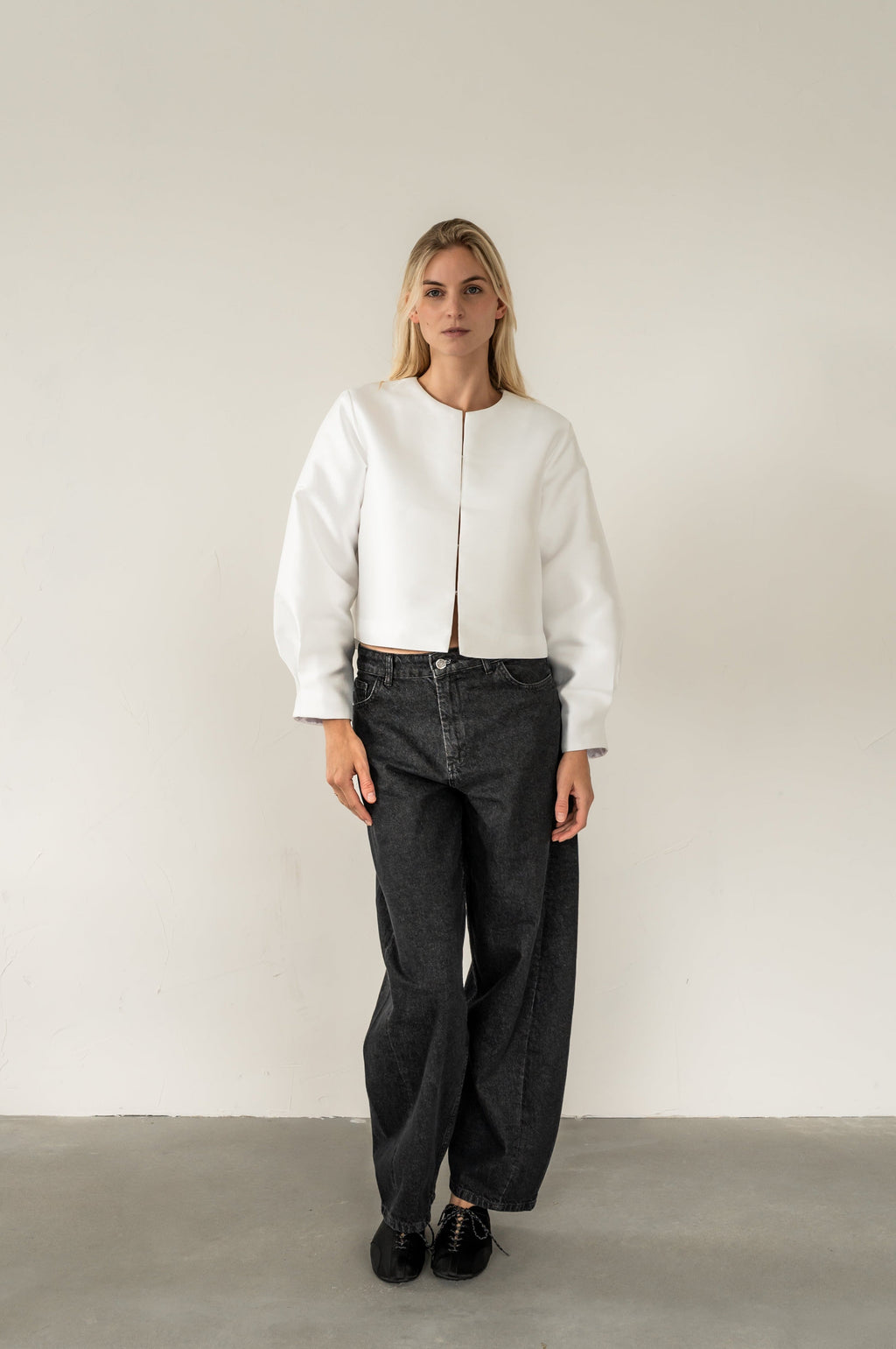 NORMA JEANS - DARK GREY
