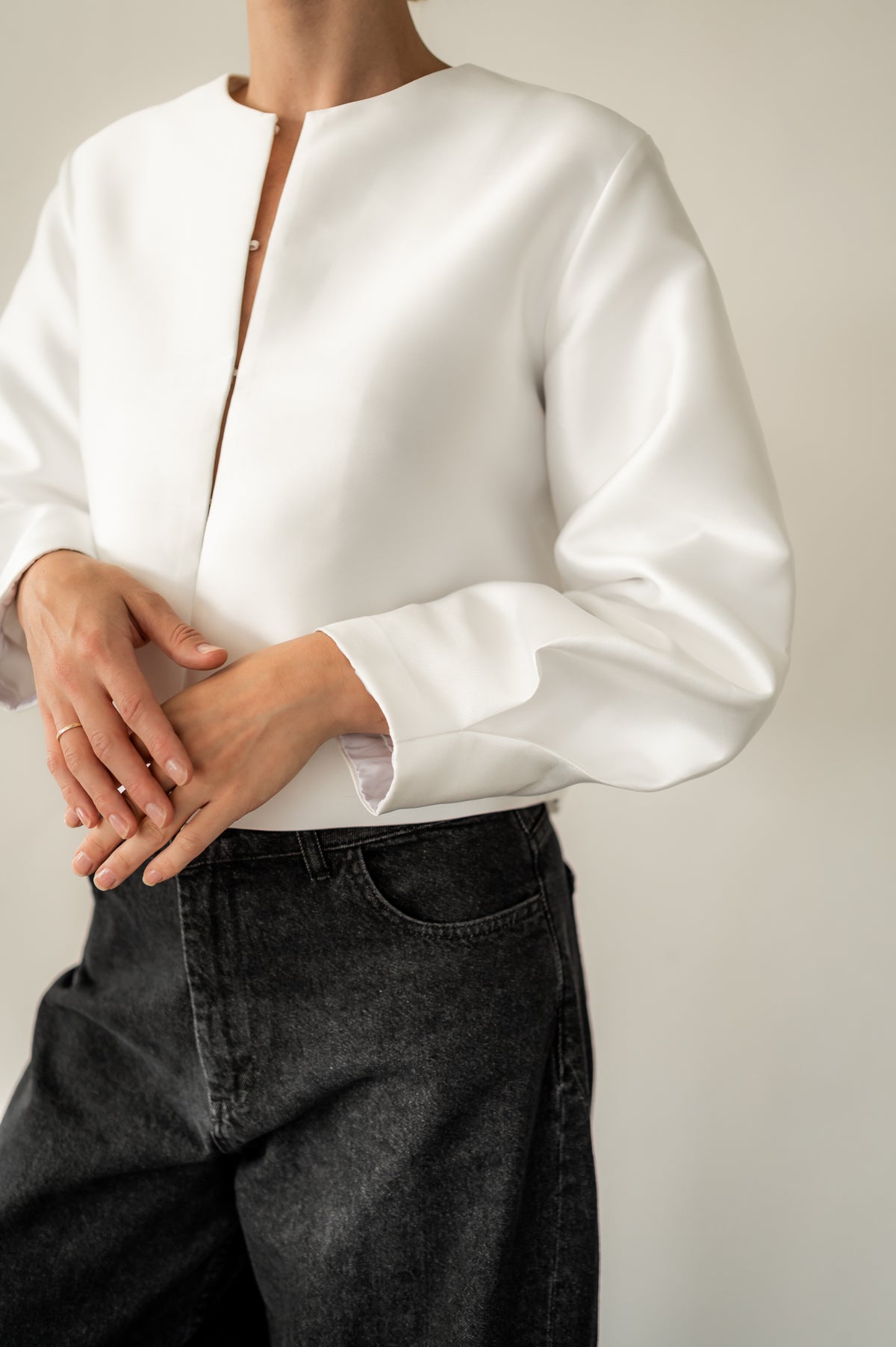 NO. 1 BLOUSE ECRU